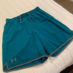 Men’s blue under armour shorts